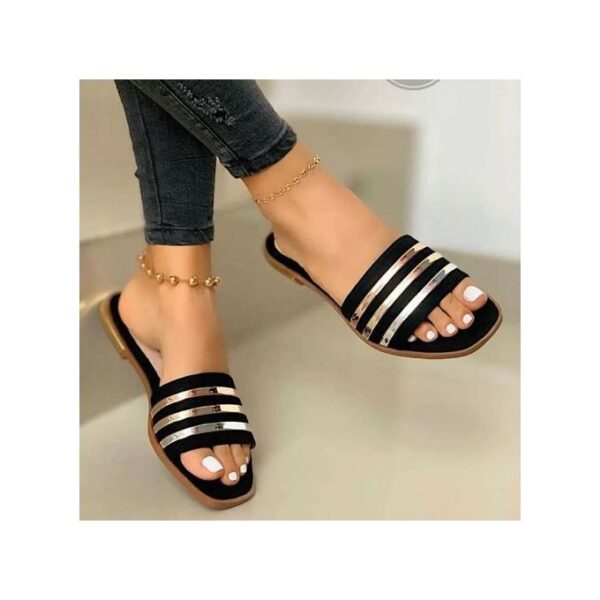 Elegant Ladies Latest Flat Slippers elegant ladies latest flat slippers