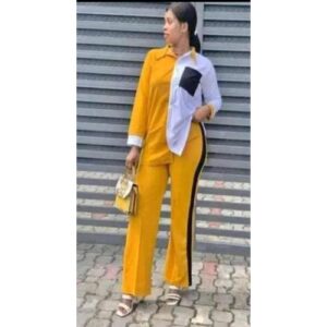 don't miss out on the opportunity to refresh your wardrobe with this must-have set. the classytrendy ladies two piece set is designed for the modern woman who values both comfort and style. pair it with your favorite heels or casual sneakers for a look that’s uniquely you. invest in this timeless piece today and embrace the confidence that comes with looking fabulous!