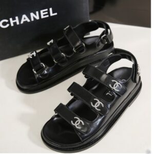ladies leather sling-back sandals