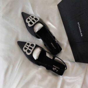 Marketplace & Online Shopping 130 black slingback flat shoe 4