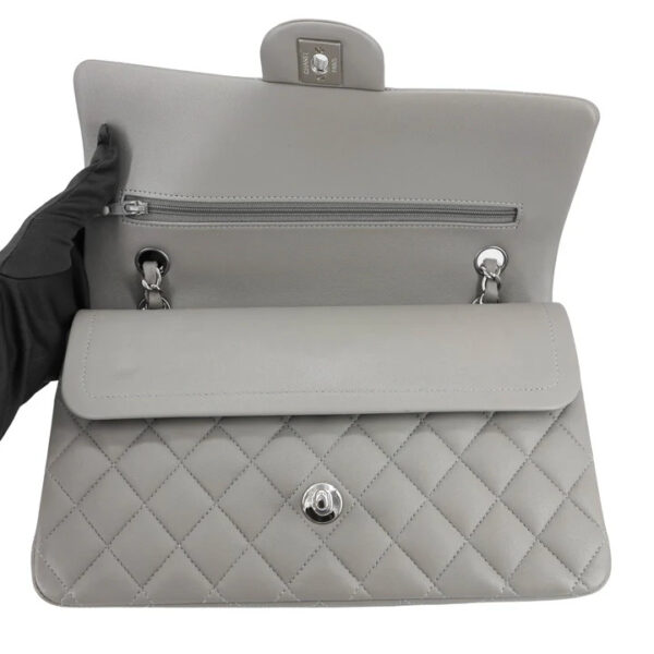 grey classic caviar handbag 2 (1)