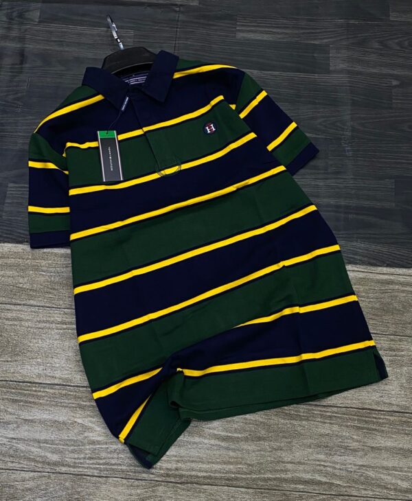 Stripe Men's Polo stripe men's polo