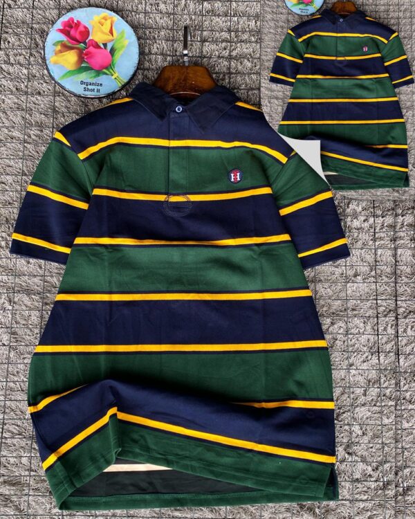 Stripe Men's Polo stripe men's polo