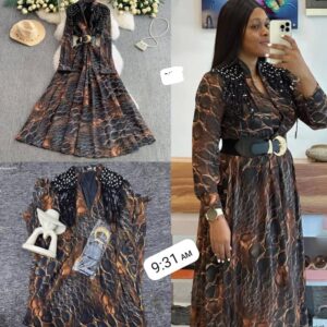 beaded evening dress