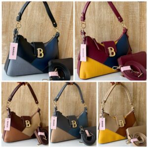 women multicolor 2 in 1 handbags