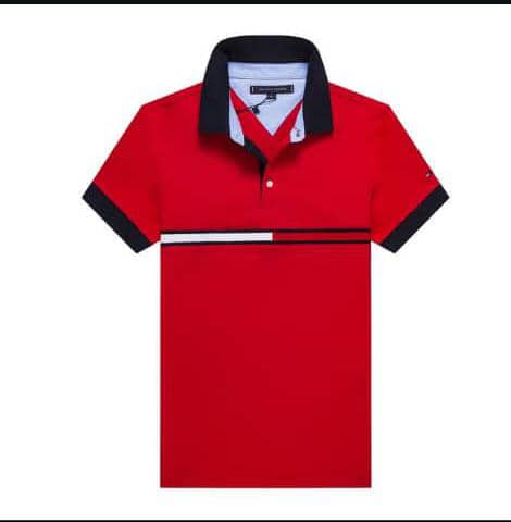 Short Sleeve Textured Cotton Polo short sleeve textured cotton polo