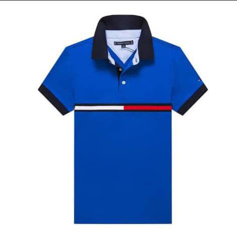 Short Sleeve Textured Cotton Polo short sleeve textured cotton polo