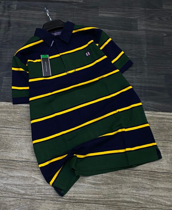 Stripe Men's Polo stripe men's polo