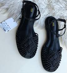 black woven flat sandal 1 black woven flat sandal 1