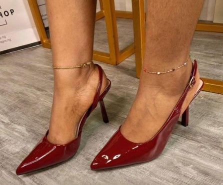 Ladies Sling-back Pointed Toe Pump Heels ladies sling-back pointed toe pump heels