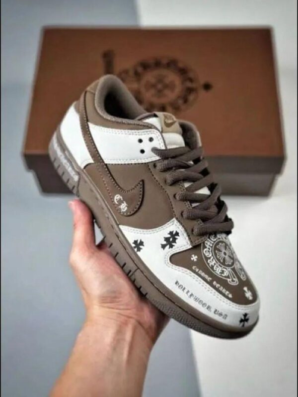 nike dunk low chrome heart 2