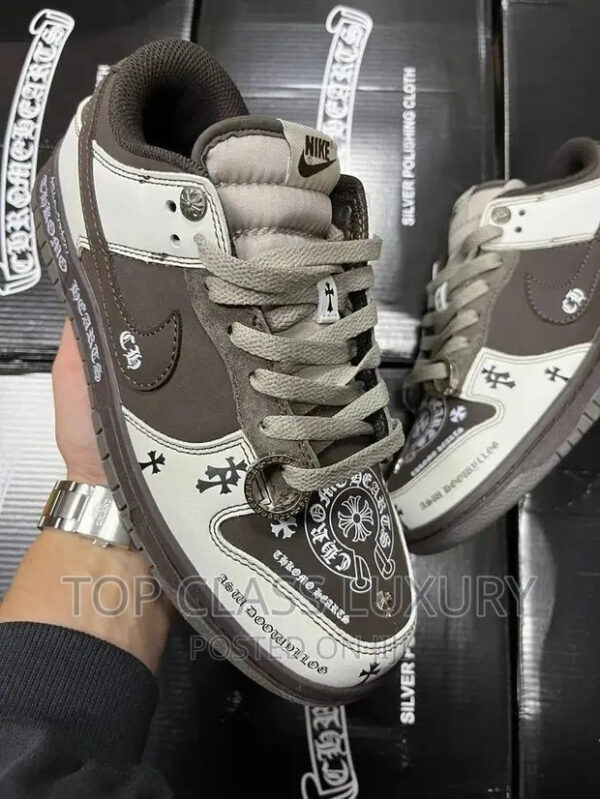 nike dunk low chrome heart 3