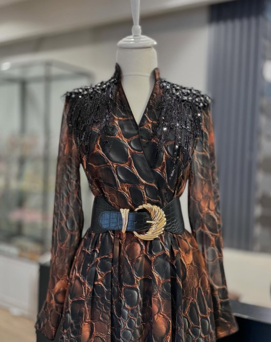 Beaded Evening Dress beaded evening dress