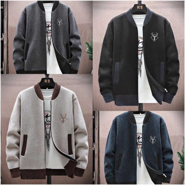 men's fleece cardigan sweater