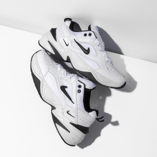 tekno white black sneakers