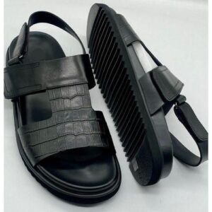 men's pure leather sandals