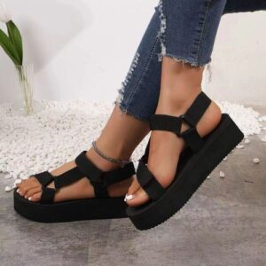 ladies thick-soled sandals