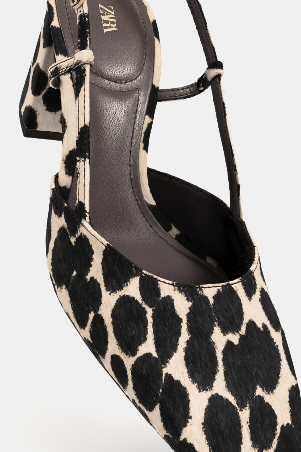 Animal Print Slingback Block Heels animal print slingback block heels