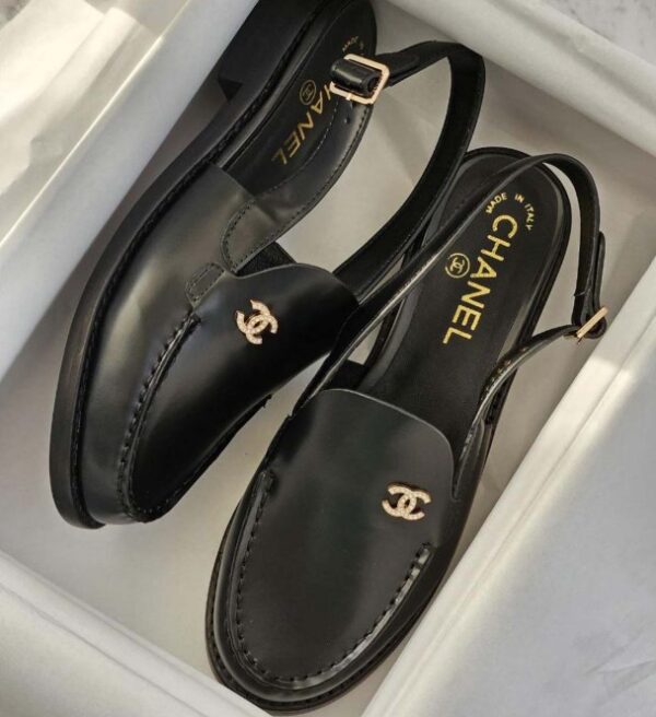 women sling-back loafers