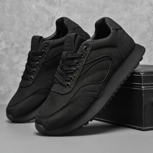 high quality black unisex sneakers