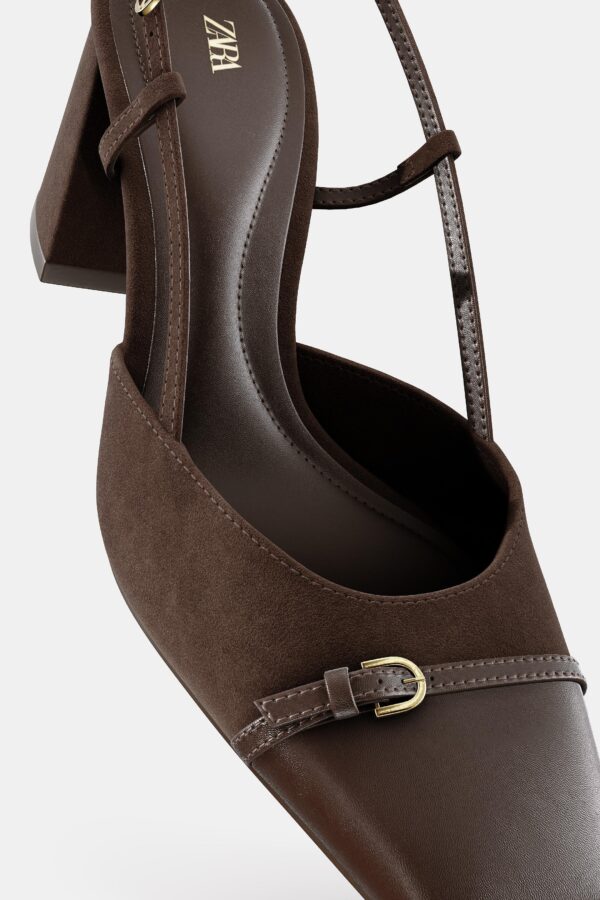 ladies slingback block heels