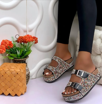 Thick Sole Belt Slippers thick sole belt slippers