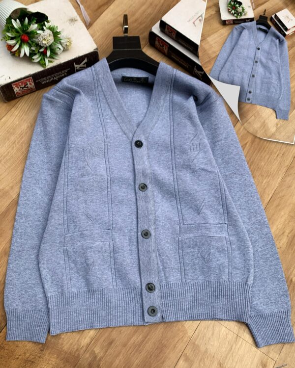 men's v-neck cardigan