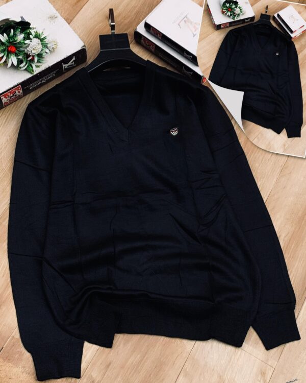 long sleeve v-neck sweater
