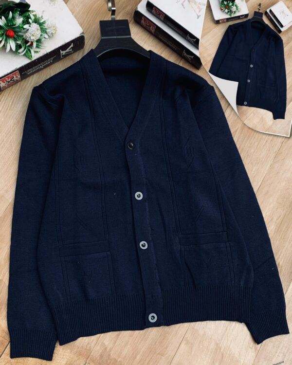 men's v-neck cardigan
