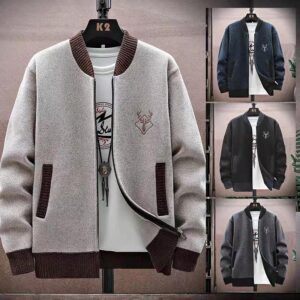 men's fleece cardigan sweater