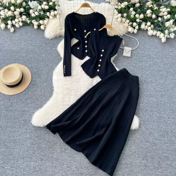 women knitted three pcs set