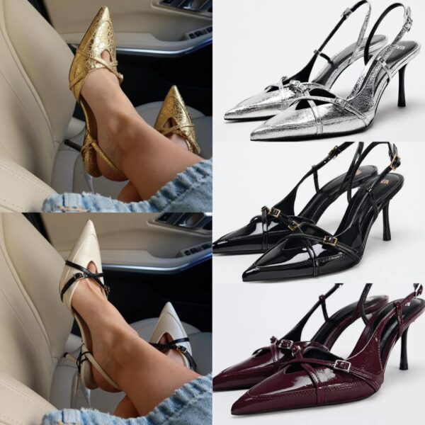 Ladies Sling-back High Heels ladies sling-back high heels