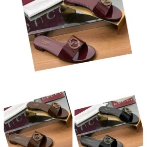 women's leather flats slippers