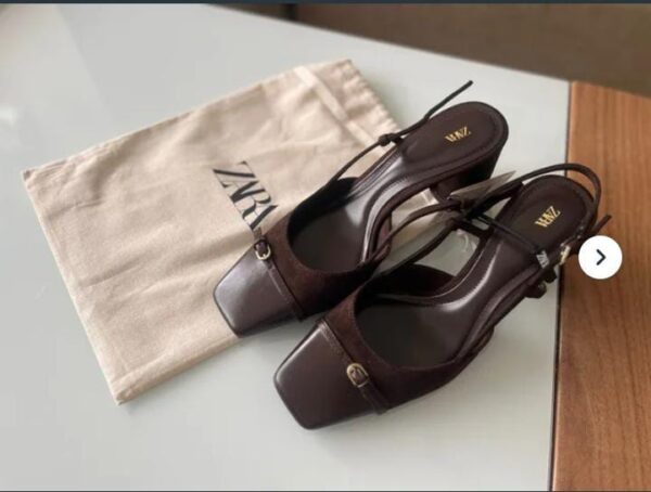 ladies slingback block heels