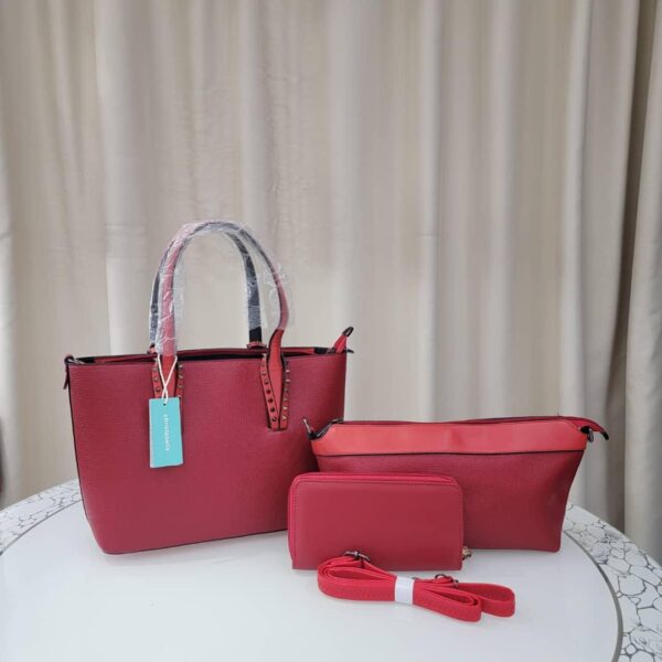 ladies fashion quality 3 in 1 handbags