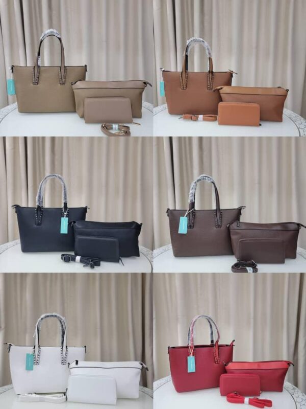 ladies fashion quality 3 in 1 handbags