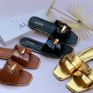 solid women flat slippers