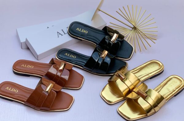 solid women flat slippers