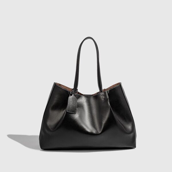 quality pinch leather tote bag
