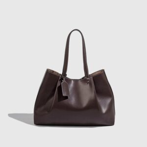quality pinch leather tote bag