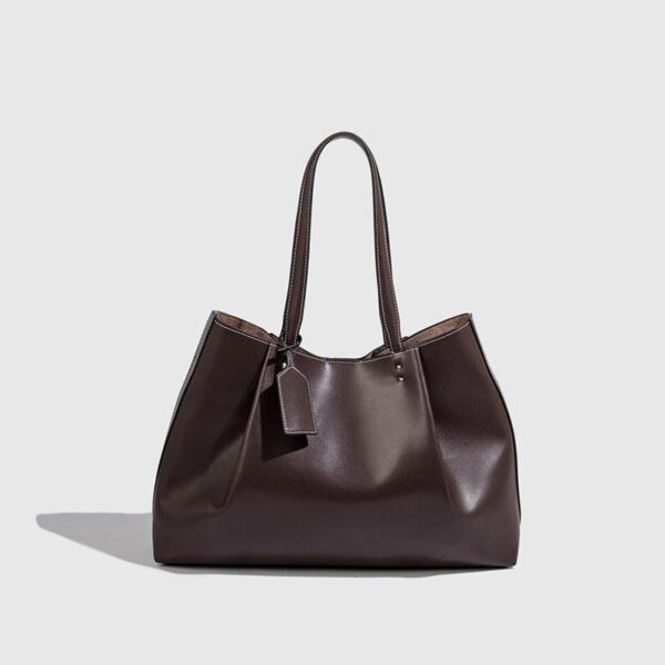 quality pinch leather tote bag