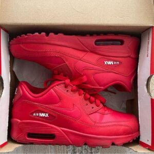 unisex air max red sneakers