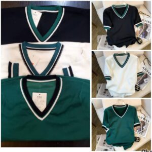 ladies v neck sweat tops