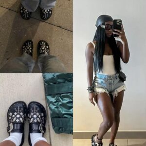 Marketplace & Online Shopping 131 metal sabot slippers