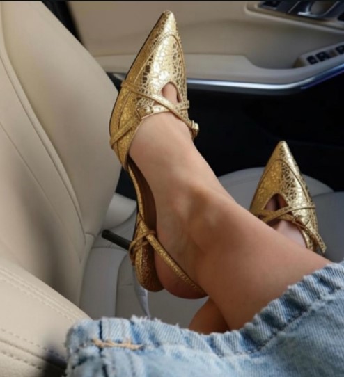 Ladies Sling-back High Heels ladies sling-back high heels