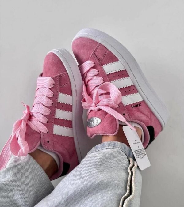 pink Adidas Campus sneakers. 1 pink adidas campus sneakers. 1