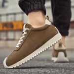 Men Casual Brown Non-Slip Sole Sneakers