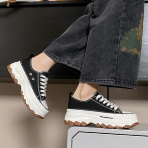 ladies thick-sole sneakers