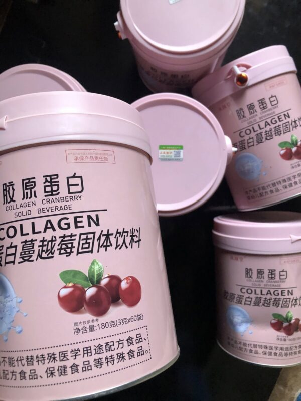 collagen cranberry solid beverage