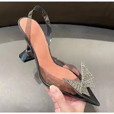 Classy Transparent Butterfly Heels 2 classy transparent butterfly heels 2